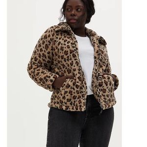 Torrid Faux Fur Zip Jacket - 3X